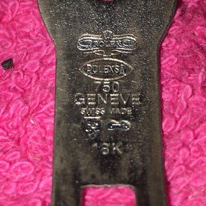 Rolex 18k white gold watch band